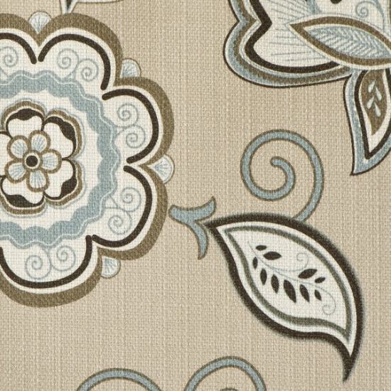 Picture of Avignon Mist upholstery fabric.