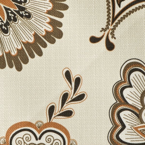 Picture of Avignon Orange upholstery fabric.