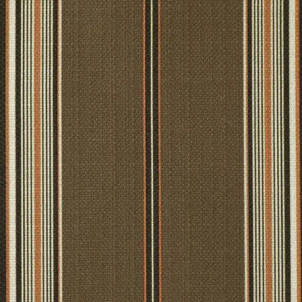 Picture of Foundingstripe Orange upholstery fabric.