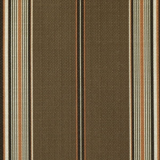 Picture of Foundingstripe Orange upholstery fabric.