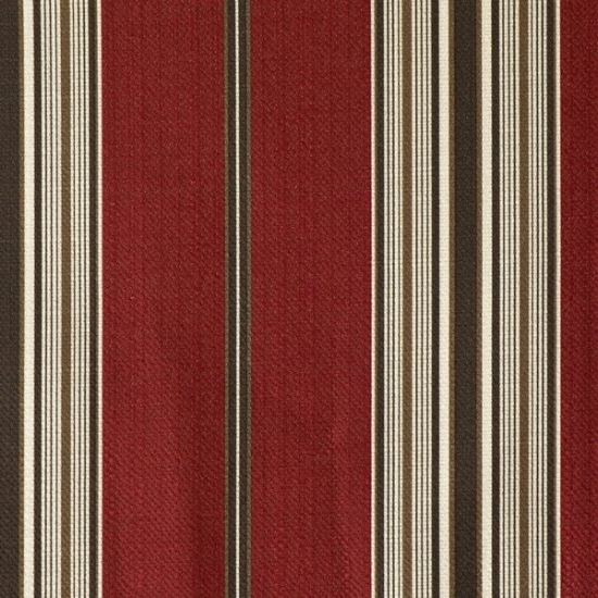 Picture of Foundingstripe Red upholstery fabric.