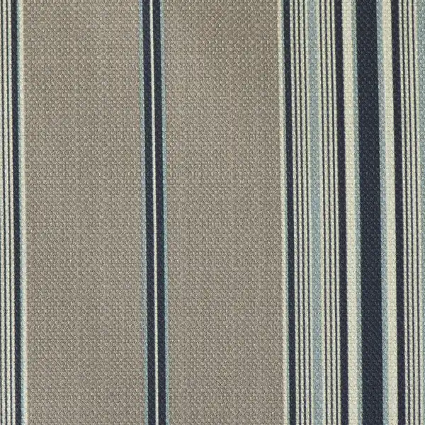 Picture of Foundingstripe Sky upholstery fabric.