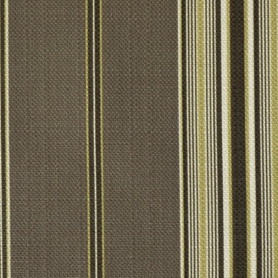 Picture of Foundingstripe Tobacco upholstery fabric.