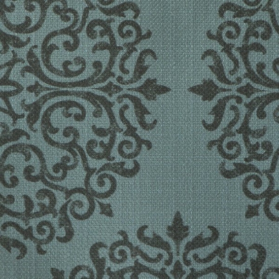 Picture of Gabrielle Teal upholstery fabric.