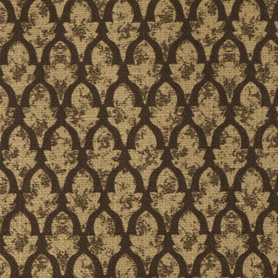 Picture of Racine Chocolate upholstery fabric.