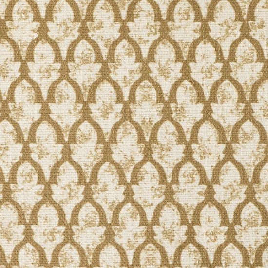 Picture of Racine Gold upholstery fabric.