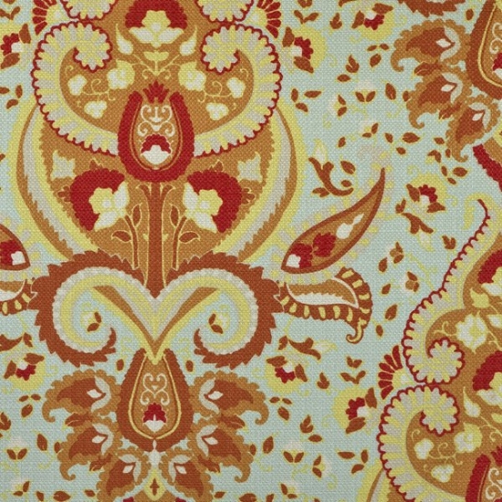Picture of Dubai Citrus upholstery fabric.