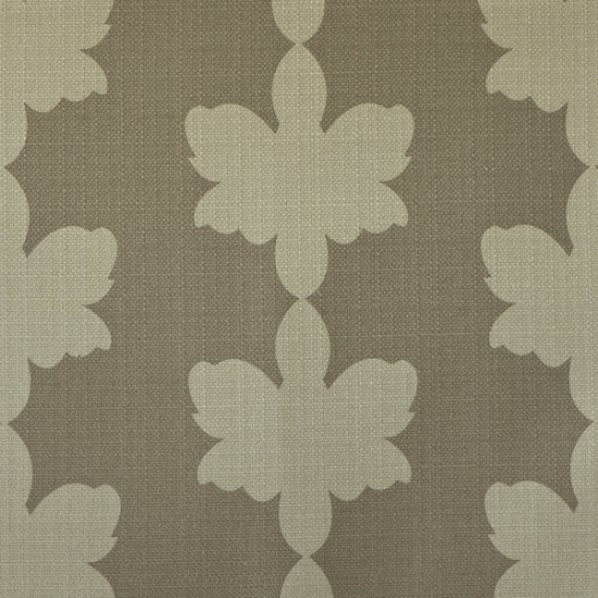 Picture of Fiori Platinum upholstery fabric.