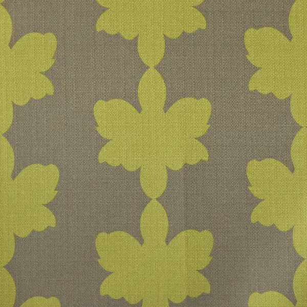 Picture of Fiori Wasabi upholstery fabric.