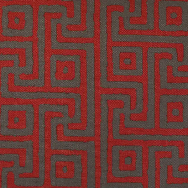 Picture of Greece Atomic upholstery fabric.