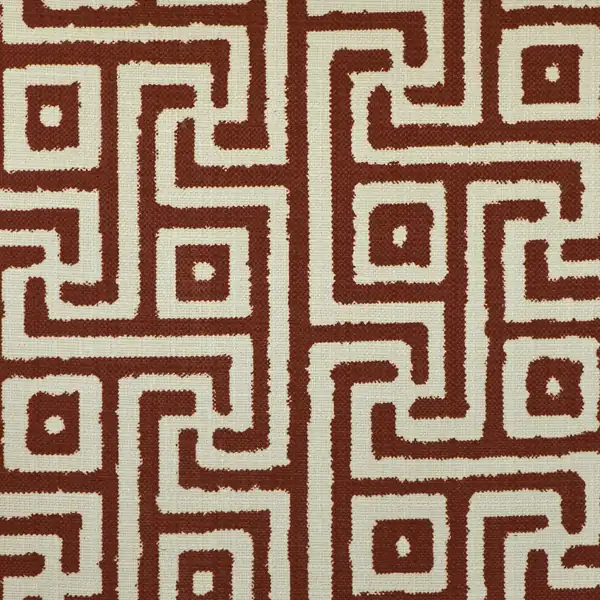 Picture of Greece Saffron upholstery fabric.