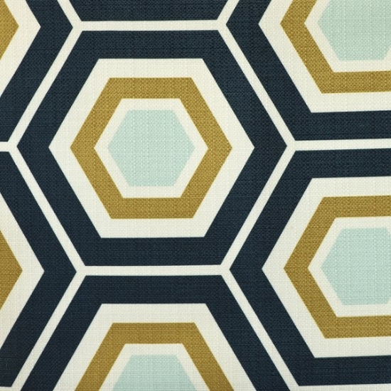 Picture of Grotto Ocean upholstery fabric.