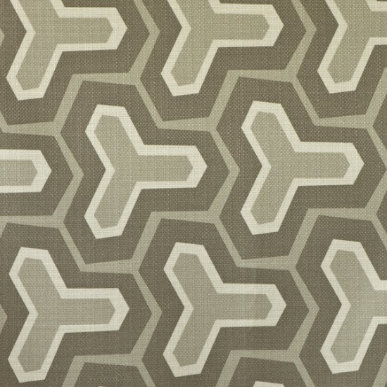 Picture of Merci Platinum upholstery fabric.