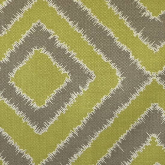 Picture of Nouveau Wasabi upholstery fabric.