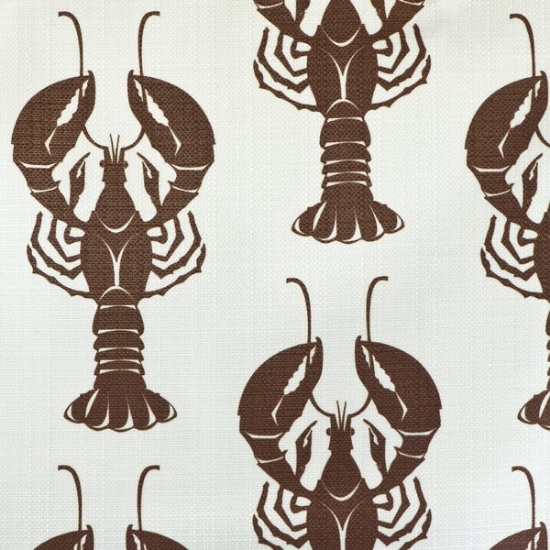 Picture of Shellfish Earth upholstery fabric.
