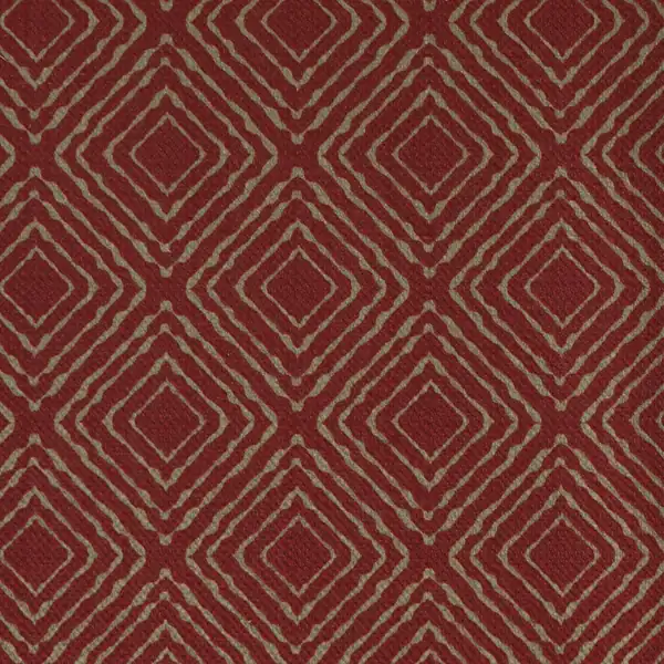Picture of Isabella Crimson Tide upholstery fabric.