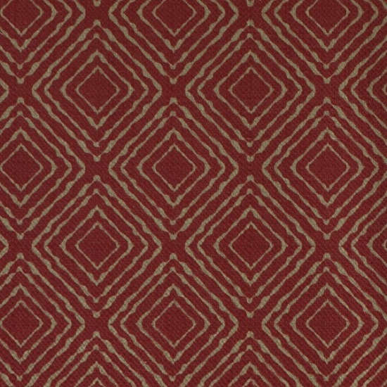 Picture of Isabella Crimson Tide upholstery fabric.