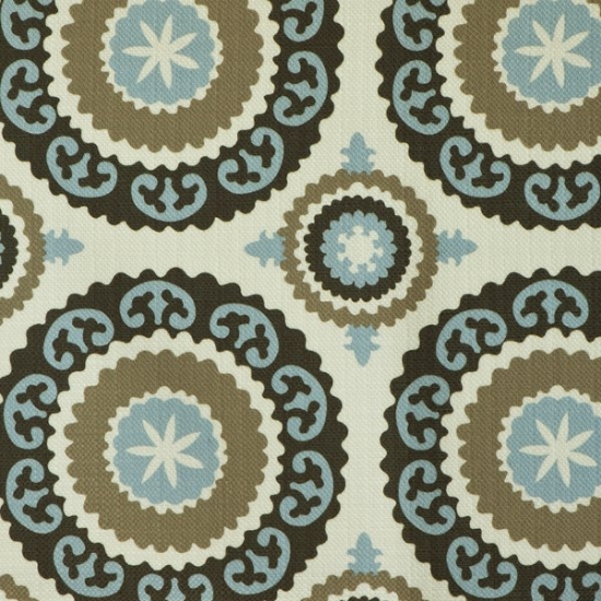 Picture of Surah Misty Blue upholstery fabric.