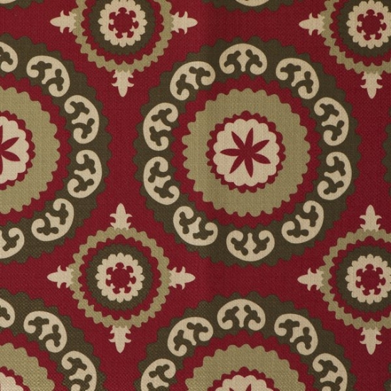Picture of Surah Ruby Rose upholstery fabric.