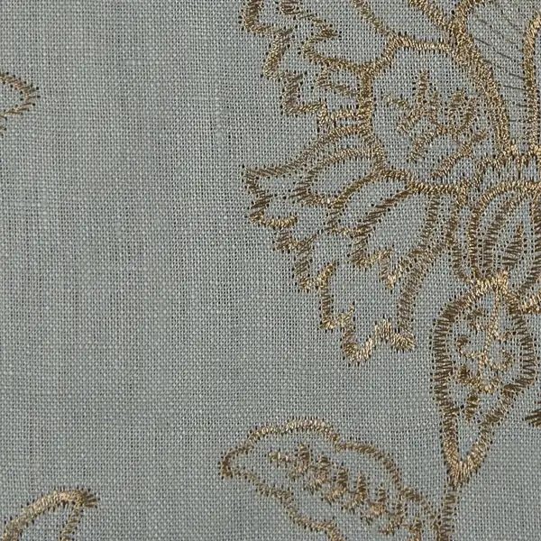 Picture of Linen Floral Bliss upholstery fabric.