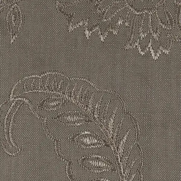 Picture of Linen Floral Musk upholstery fabric.