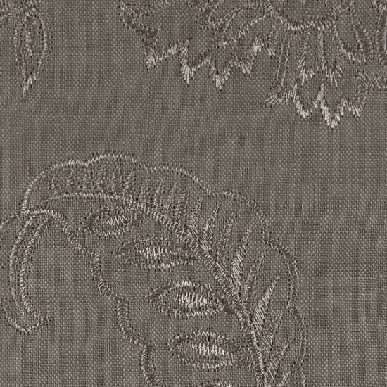 Picture of Linen Floral Musk upholstery fabric.