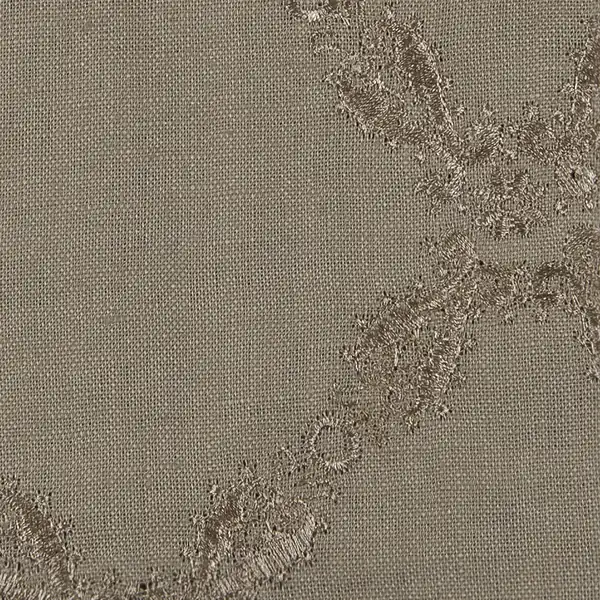 Picture of Linen Lace Camel upholstery fabric.