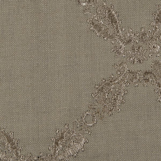 Picture of Linen Lace Camel upholstery fabric.