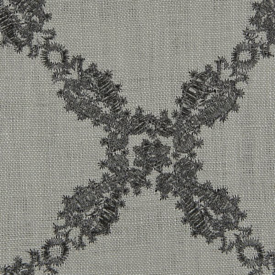 Picture of Linen Lace Greystone upholstery fabric.