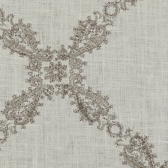 Picture of Linen Lace Ivory upholstery fabric.