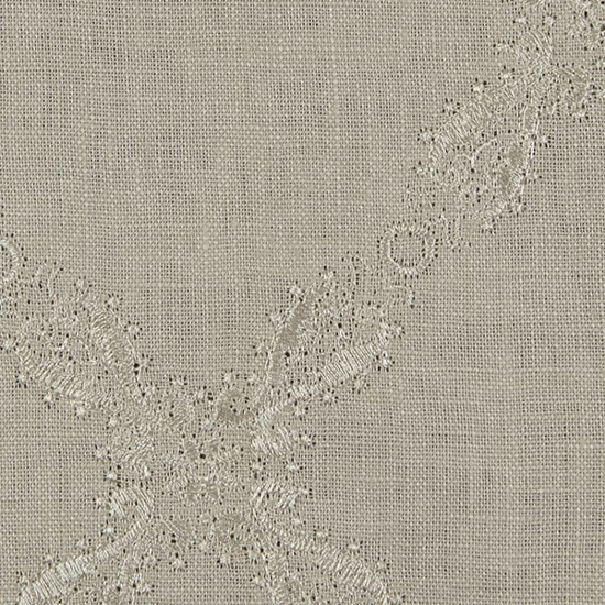 Picture of Linen Lace Latte upholstery fabric.