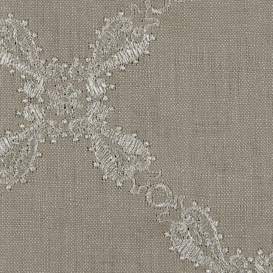 Picture of Linen Lace Sand upholstery fabric.