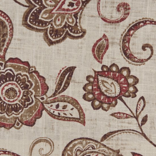 Picture of Lily Spice upholstery fabric.