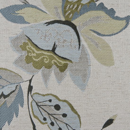 Picture of Felicia Sky upholstery fabric.