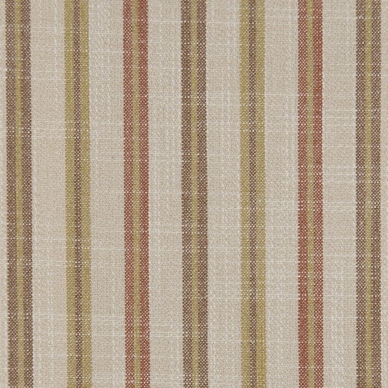 Picture of Casual Stripe Pumpkin upholstery fabric.