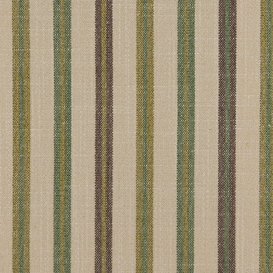 Picture of Casual Stripe Deep Moss upholstery fabric.