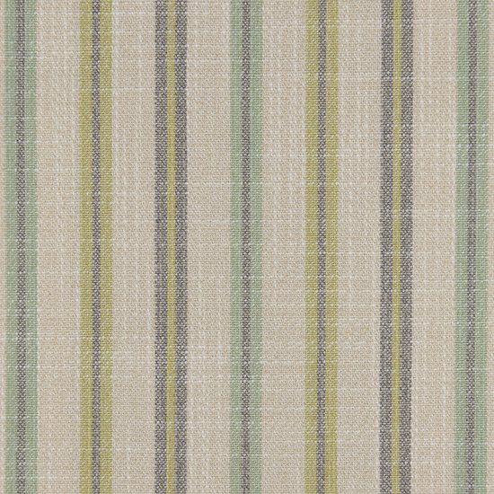 Picture of Casual Stripe Cottage Green upholstery fabric.