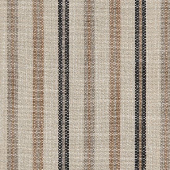 Picture of Casual Stripe Black Stone upholstery fabric.