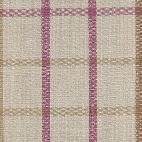 Picture of Casual Plaid Dusty Pink upholstery fabric.