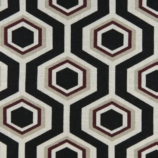 Picture of Ashton Onyx upholstery fabric.