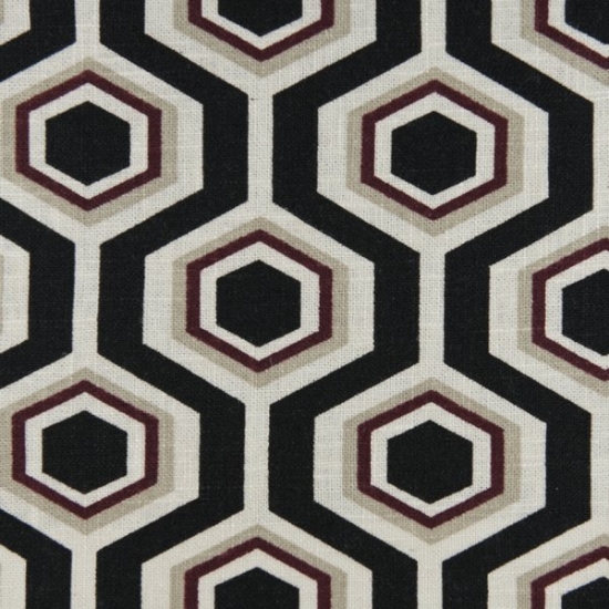 Picture of Ashton Onyx upholstery fabric.