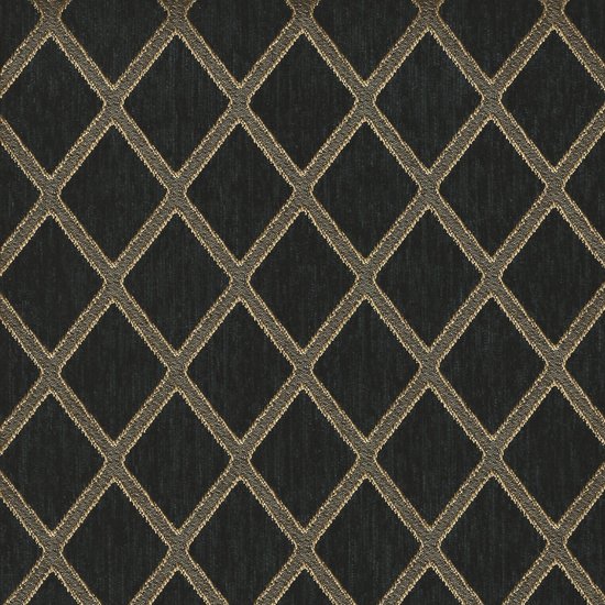 Picture of Ramses Black upholstery fabric.