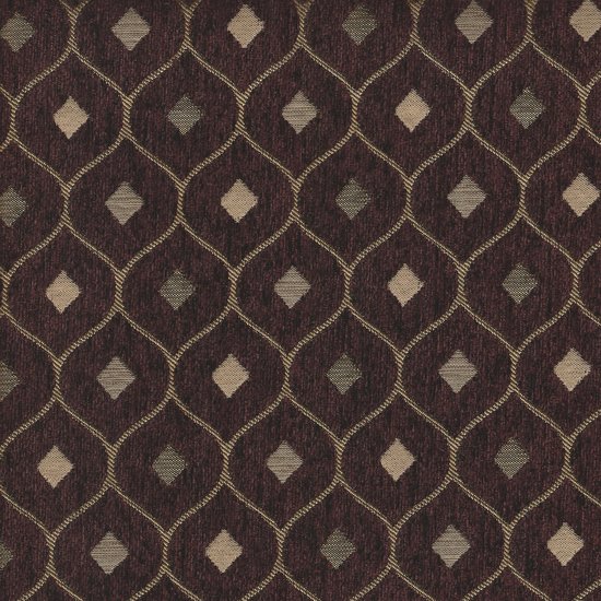 Picture of Mercedes Wine upholstery fabric.