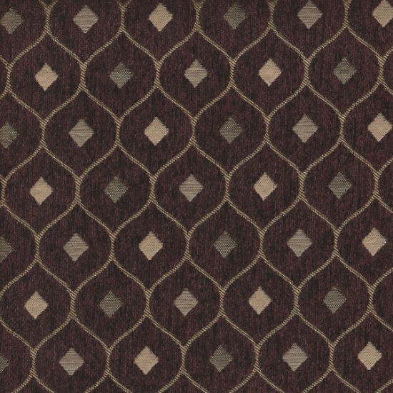 Picture of Mercedes Wine upholstery fabric.
