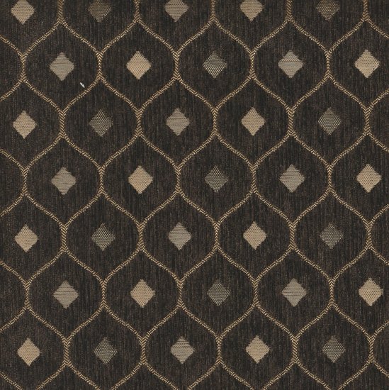 Picture of Mercedes Dark Brown upholstery fabric.