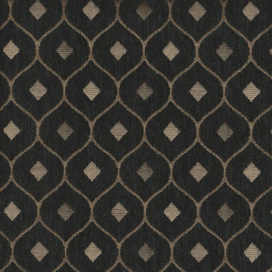 Picture of Mercedes Black upholstery fabric.