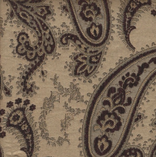 Picture of Gisele Wine upholstery fabric.