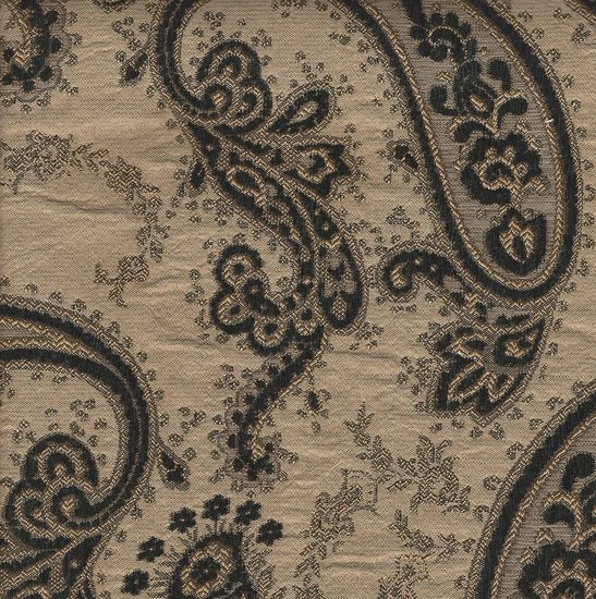 Picture of Gisele Black upholstery fabric.