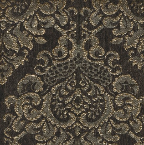 Picture of Cleopatra Dark Brown upholstery fabric.