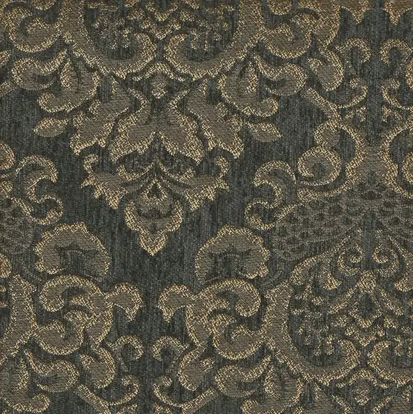 Picture of Cleopatra Charcoal upholstery fabric.